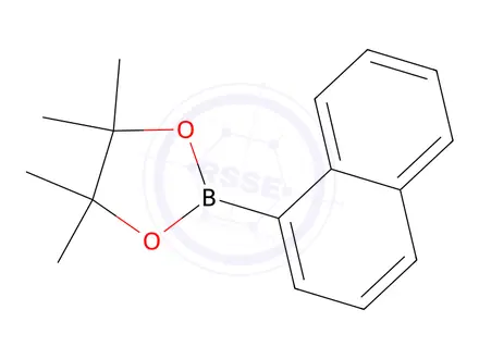 Chemical structure of Naphthalene-1-boronic Acid Pinacol Ester