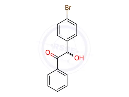 Chemical structure of 2-(4-bromophenyl)-2-hydroxy-1-phenylethanone
