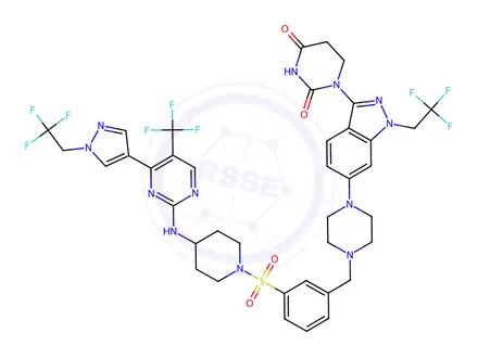 Chemical structure of Triflusulfuron Impurity 8