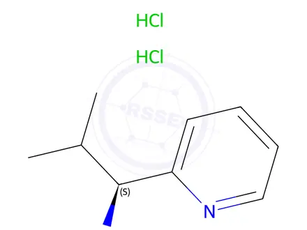 Chemical structure of (1S)-2-METHYL-1-(2-PYRIDYL)PROPYLAMINE DIHYDROCHLORIDE