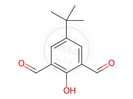 Chemical structure of 5-tert-Butyl-2-hydroxyisophthalaldehyde