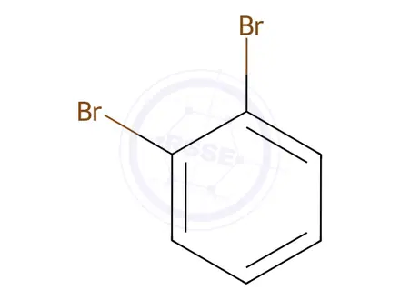 Chemical structure of 1,2-Dibromobenzene