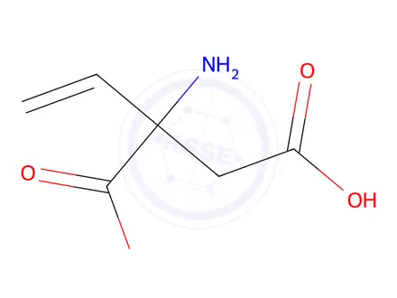 Chemical structure of Aspartic acid, 2-ethenyl-