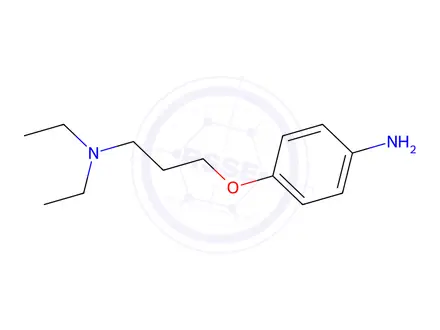 Chemical structure of N-[3-(4-AMINOPHENOXY)PROPYL]-N,N-DIETHYLAMINE