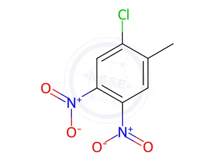 Chemical structure of 2-Chloro-4,5-dinitro-toluene