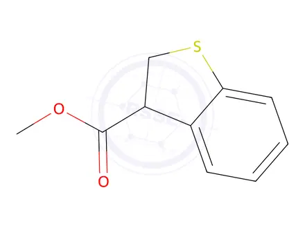 Chemical structure of methyl 2,3-dihydro-1-benzothiophene-3-carboxylate