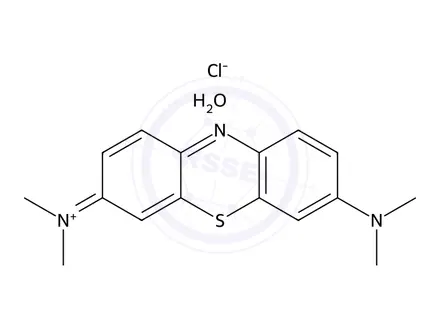 Chemical structure of Methylene Blue Hydrate