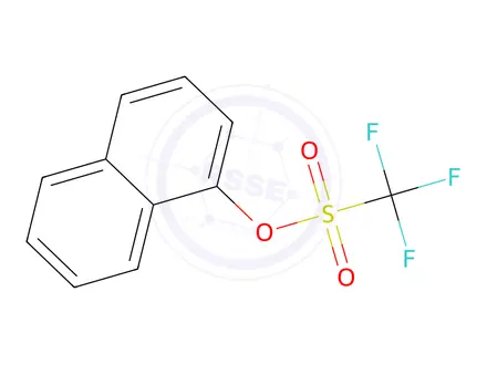 Chemical structure of Naphthalen-1-yl trifluoromethanesulfonate