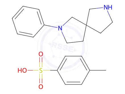 Chemical structure of 2-Phenyl-2,7-diaza-spiro[4.4]nonane p-toluenesulfonate