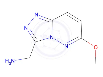 Chemical structure of (6-Methoxy-[1,2,4]triazolo[4,3-b]pyridazin-3-yl)methanamine