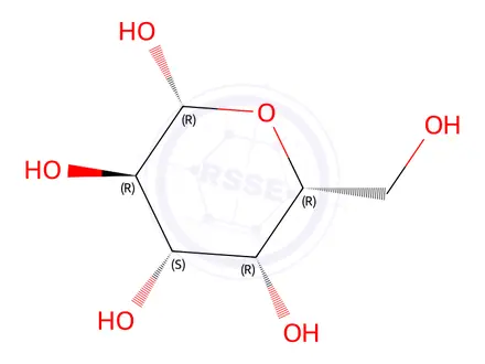 Chemical structure of Galactose Impurity 23 (β-D-Galactose)