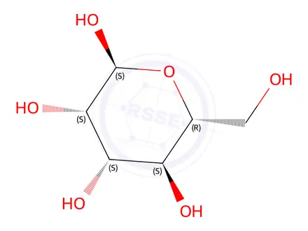 Chemical structure of (2S,3S,4S,5S,6R)-6-(hydroxymethyl)tetrahydro-2H-pyran-2,3,4,5-tetraol