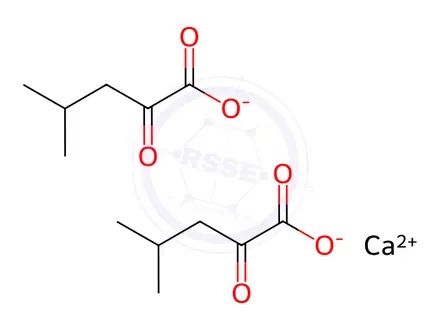 Chemical structure of Ketoleucine Calcium