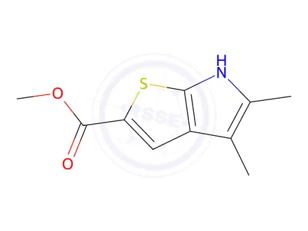 Chemical structure of methyl 4,5-dimethyl-6H-thieno[2,3-b]pyrrole-2-carboxylate