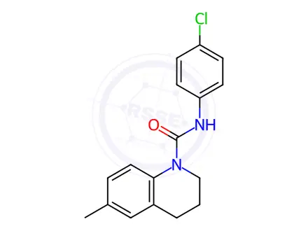 Chemical structure of N-(4-Chlorophenyl)-6-methyl-1,2,3,4-tetrahydroquinoline-1-carboxamide