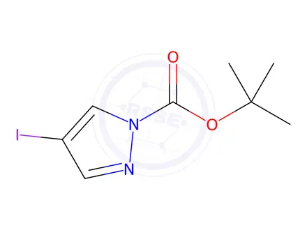 Chemical structure of 1-Boc-4-iodopyrazole