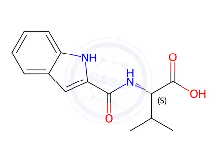 Chemical structure of Valine Impurity 40