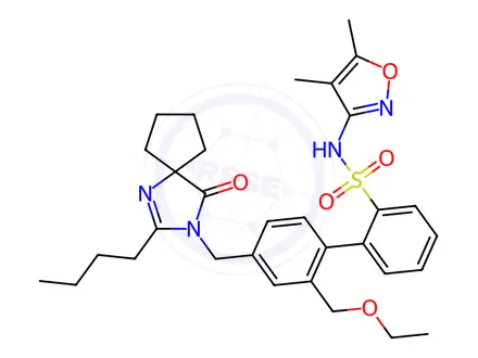 Chemical structure of Sparsentan
