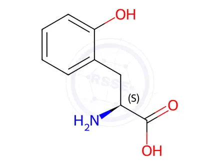 Chemical structure of DL-O-TYROSINE
