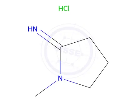 Chemical structure of 1-methylpyrrolidin-2-imine hydrochloride