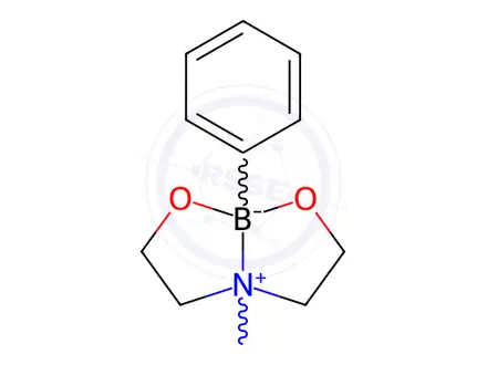 Chemical structure of N-Methyl-2-phenyl-1,3,6,2-perhydro-dioxazaborocin