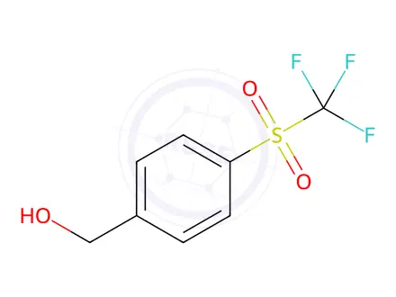 Chemical structure of (4-((Trifluoromethyl)sulfonyl)phenyl)methanol