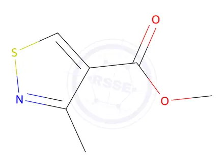 Chemical structure of Methyl 3-methylisothiazole-4-carboxylate