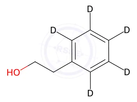 Chemical structure of 2-Phenyl-d5-ethanol