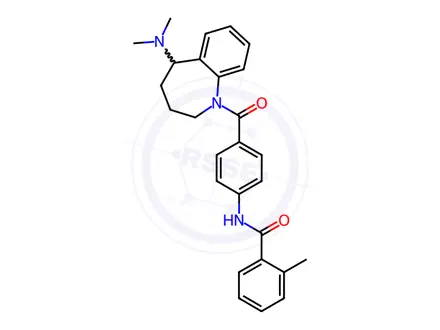 Chemical structure of Mozavaptan