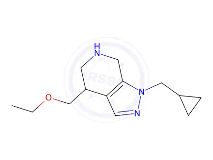 Chemical structure of 1-(Cyclopropylmethyl)-4-(ethoxymethyl)-4,5,6,7-tetrahydro-1H-pyrazolo[3,4-c]pyridine
