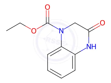 Chemical structure of Ethyl 3-oxo-3,4-dihydroquinoxaline-1(2H)-carboxylate
