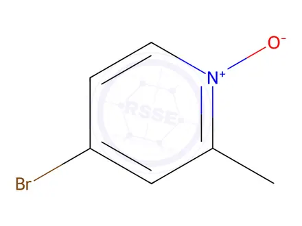 Chemical structure of 4-Bromo-2-methylpyridine 1-oxide