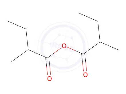 Chemical structure of 2-Methylbutanoic anhydride