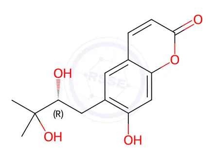 Chemical structure of (R)-Peucedanol