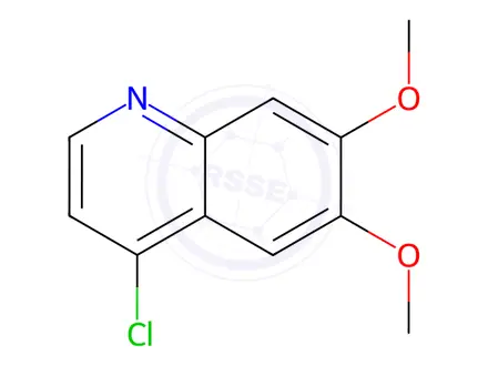 Chemical structure of 6,7-Dimethoxy-4-chloroquinoline