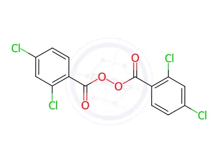 Chemical structure of 2,4-Dichlorobenzoyl peroxide