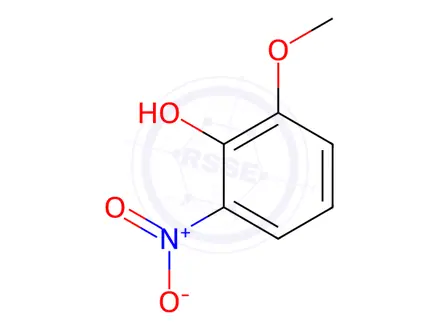 Chemical structure of 2-Methoxy-6-nitrophenol