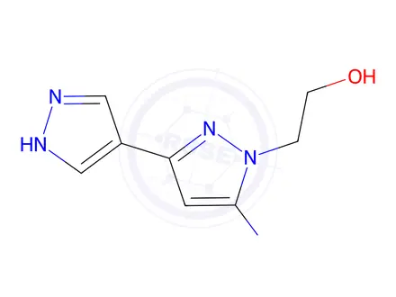 Chemical structure of 2-(5-Amino-1h,1'h-[3,4'-bipyrazol]-1-yl)ethan-1-ol
