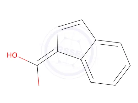Chemical structure of Methanediol, 1H-inden-1-ylidene-(9CI)