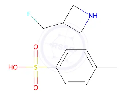 Chemical structure of Azetidine, 3-(fluoromethyl)-, compd. with 4-methylbenzenesulfonate (1:1)
