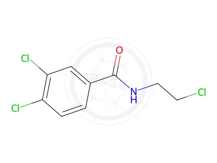 Chemical structure of 3,4-Dichloro-N-(2-chloroethyl)benzamide