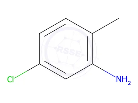 Chemical structure of 5-Chloro-2-methylaniline