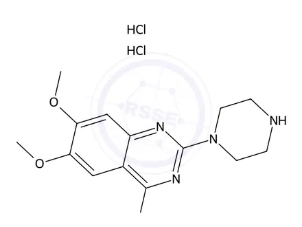 Chemical structure of Terazosin Impurity 2 Dihydrochloride(Terazosin EP Impurity C Dihydrochloride)