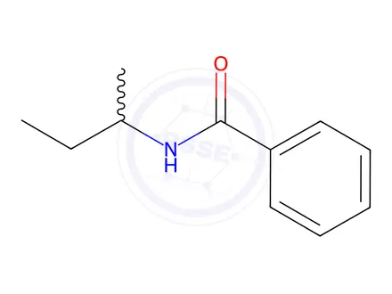 Chemical structure of Benzamide, N-(1-methylpropyl)-