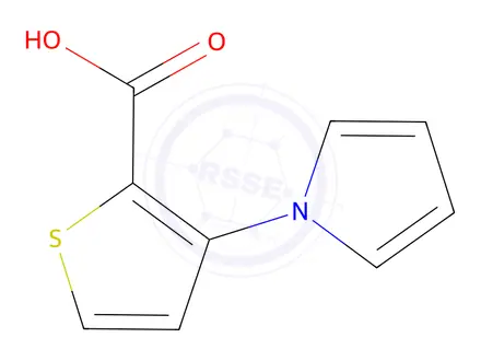 Chemical structure of 3-(1H-Pyrrol-1-yl)-2-thiophenecarboxylic Acid