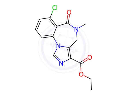 Chemical structure of Sarmazenil