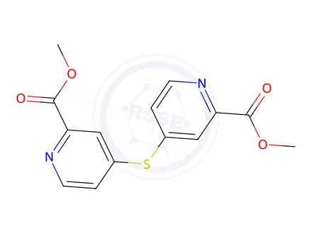 Chemical structure of dimethyl 4,4'-thiodipicolinate