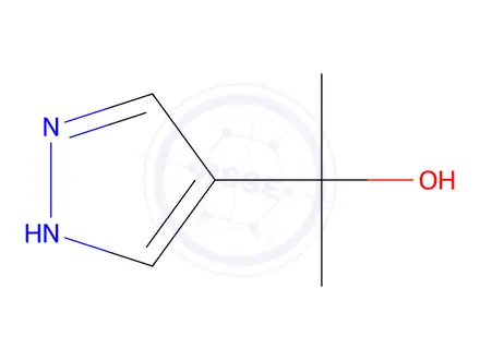Chemical structure of 2-(1H-pyrazol-4-yl)propan-2-ol