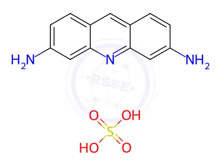 Chemical structure of Acridine-3,6-diamine Sulfuric Acid
