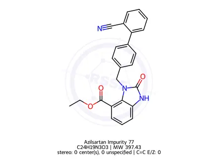 Chemical structure of Azilsartan Impurity 1005
